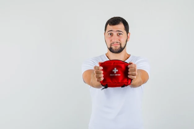 Kit d'urgence avec le matériel de base