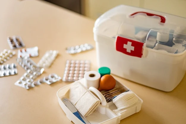 Kit d'urgence avec le matériel de base