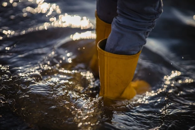 Inondation : eau accumulée en zone urbaine