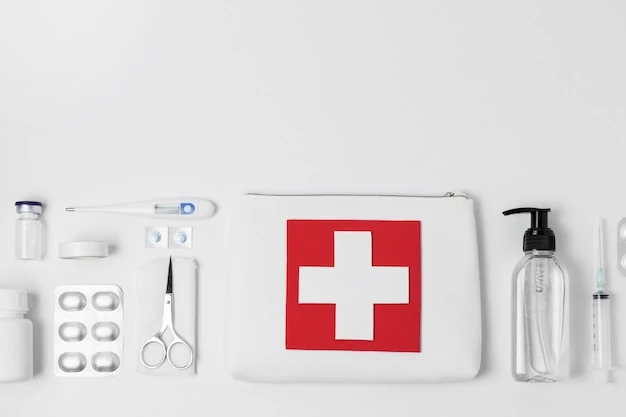 Kit d'urgence avec le matériel de base