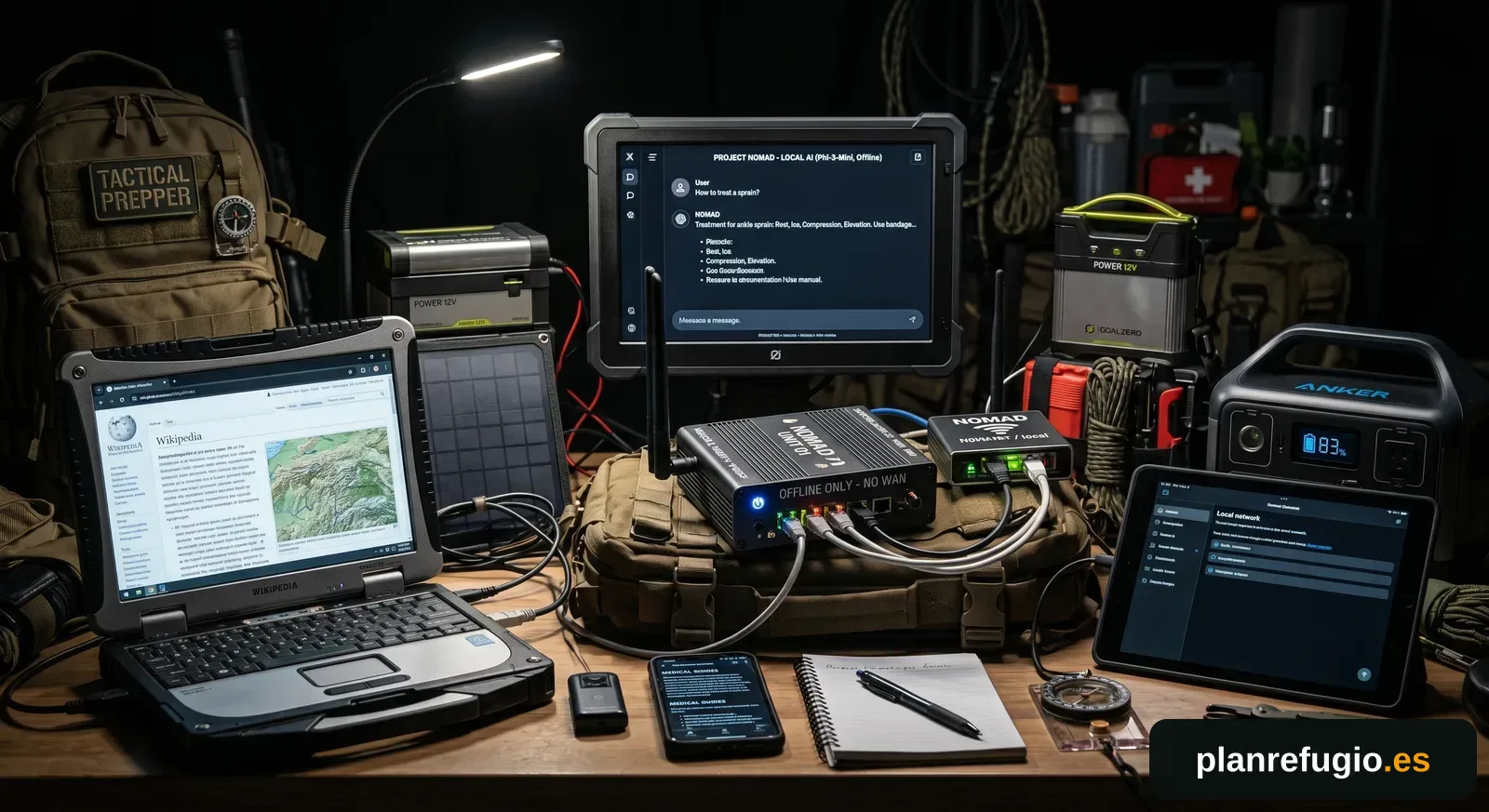 Ordinateur de survie hors ligne : montez votre Project NOMAD (et alimentez-le sans réseau)