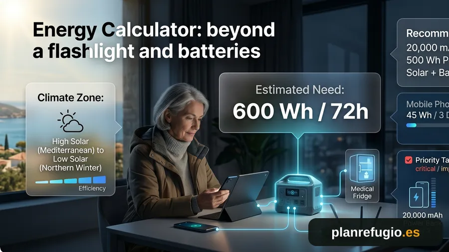 Calculateur d'énergie