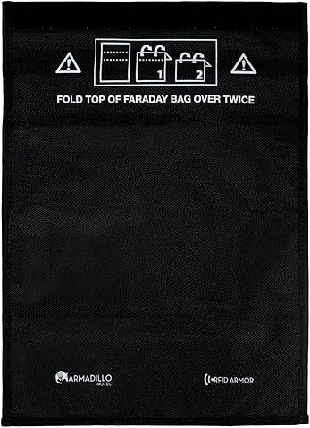 Faraday - Sac pour tablettes et téléphones, grands sacs Faraday pour iPad, sac de blocage RFID, bloqueur de signal pour téléphone portable, anti-pistage, anti-piratage, anti-espionnage