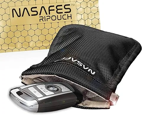 Étui RFID de protection – Étui RFID anti-ondes pour clé de voiture, téléphone ou carte bancaire, mini cage de Faraday contre les vols et les ondes