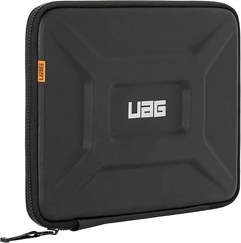 Urban Armor Gear sacoche universelle pour ordinateurs portables/tablettes pour Apple iPad Pro 12.9 / MacBook Pro, Microsoft Surface Pro/Book/Laptop etc. (jusqu'à 13'', housse avec poche en filet) Noir