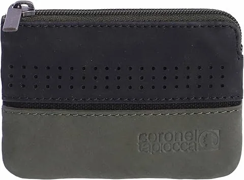 Coronel Tapioca - Portefeuilles en cuir pour homme - Portefeuille homme avec porte-monnaie - Portefeuille porte-cartes bonne capacité