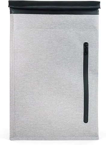 Mission Darkness Dry Shield Faraday Laptop Sleeve // Slim Waterproof Bag for Laptop Computers, RF Shielding Liner, Felt Padding, Magnetic Roll Closure, Signal Blocking, Anti-Hacking, Data Security
