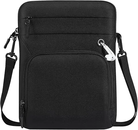 Dadanism housse protectrice de tablette 9-11" avec bandoulière pour iPad (A16) 11", iPad Air M4 M3/Pro M5 M4 11", iPad 10e Gen 10,9", iPad 9/8/7e Gen, Galaxy Tab A11+ 11", Idea Tab 11", Noir