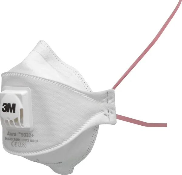 3M Aura 9332+ FFP3 con Valvula Pack 10 Unidades