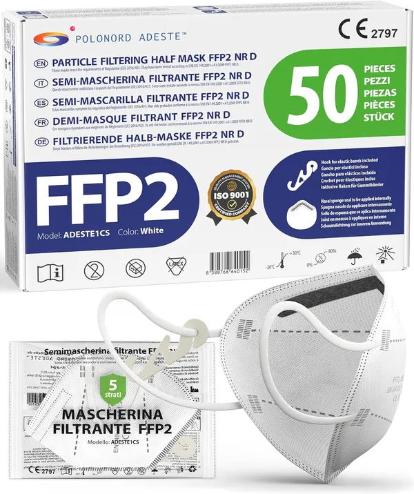 Masques FFP2 lot de 50