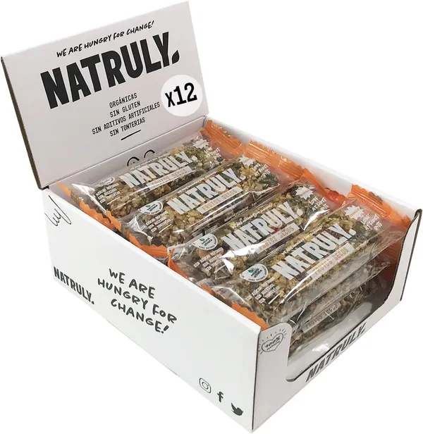 NATRULY barres bio fruits secs 12 x 40 g