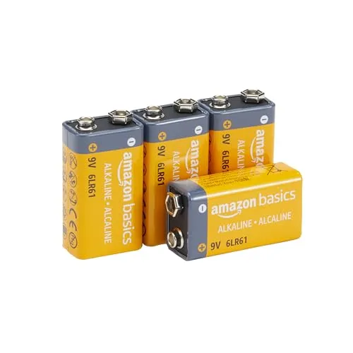 Amazon Basics Pilas 9V Pack 4