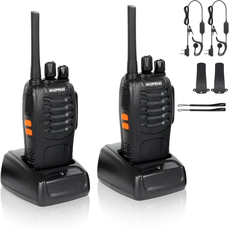 RKK Walkie BF-88E Pack 2 Recargable